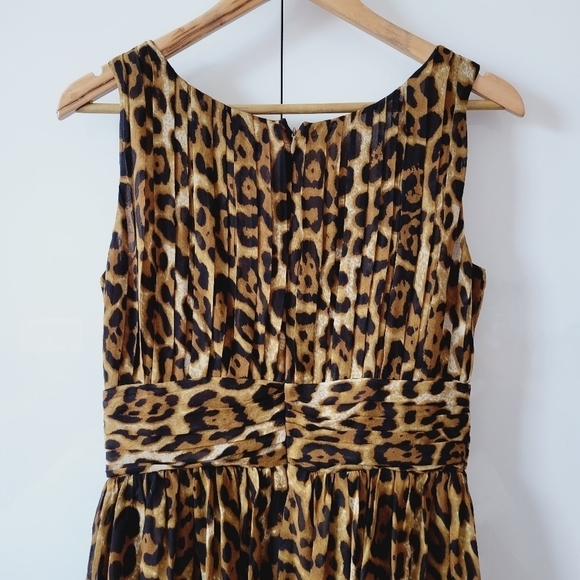 Spiegel Leopard Print Silk Dress - Picture 5 of 11